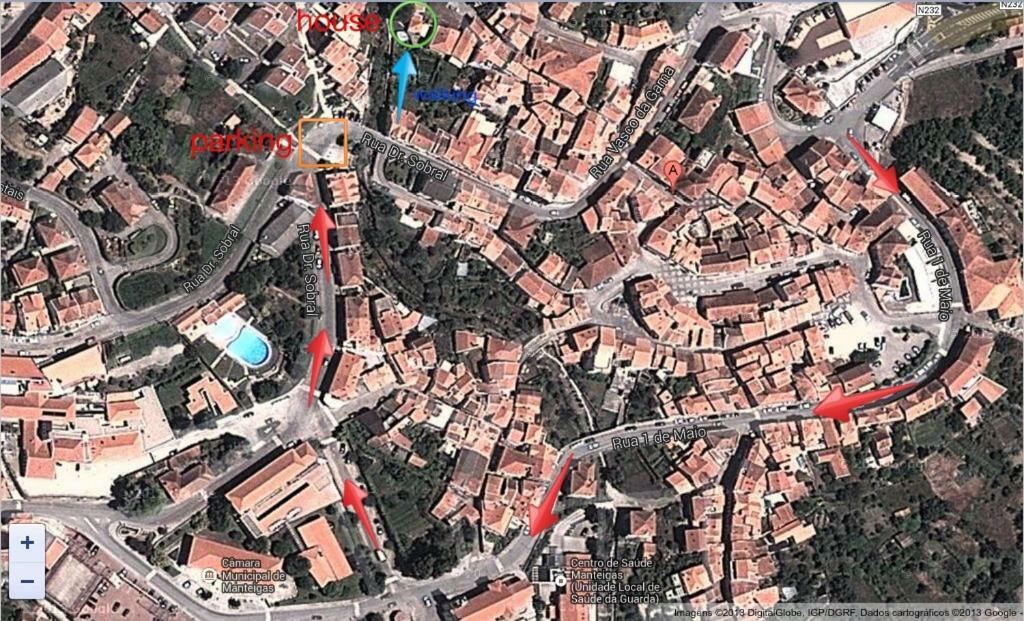 Casinha A Beira Ribeirio Villa Manteigas Luaran gambar